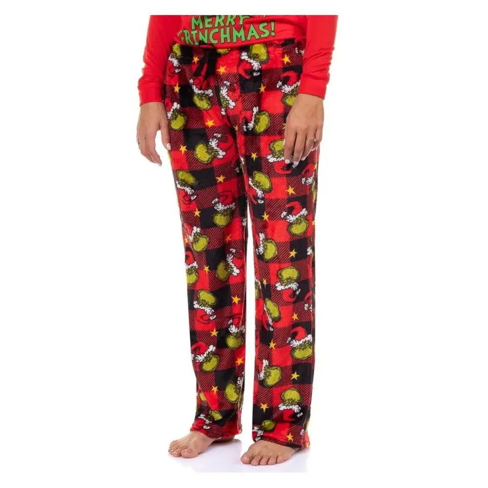 NEW! L Dr. Seuss The Grinch Christmas Pajamas Matching Family Sleepwear